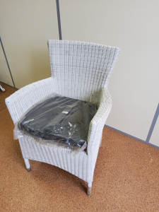 Кресло плетеное Lori KWA искусственный ротанг серый Фото 1