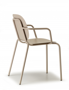 Кресло металлическое Scab Design Si-Si сталь тортора Фото 4