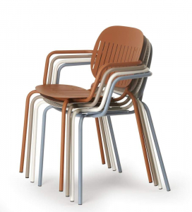 Стул металлический Scab Design Si-Si Barcode сталь антрацит Фото 6