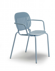 Кресло металлическое Scab Design Si-Si Barcode сталь голубой Фото 6