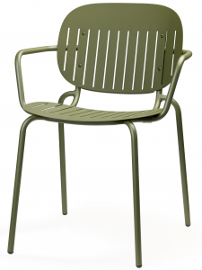 Кресло металлическое Scab Design Si-Si Barcode сталь оливковый Фото 1