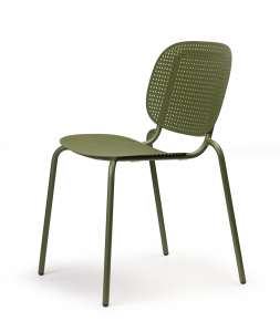 Стул металлический Scab Design Si-Si Dots сталь оливковый Фото 5