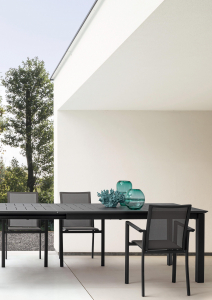 Стол металлический обеденный раздвижной Garden Relax Konnor алюминий антрацит Фото 10