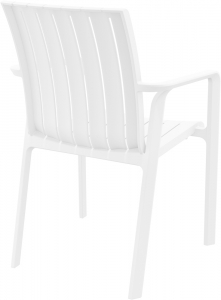 Кресло пластиковое Siesta Contract Slim стеклопластик белый Фото 7