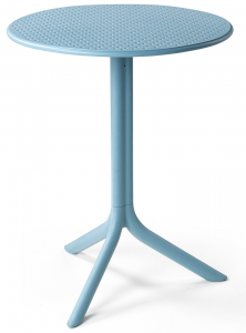 Стол пластиковый обеденный Nardi Step + Step Mini стеклопластик голубой Фото 7