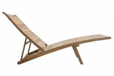 Шезлонг-лежак деревянный складной Giardino Di Legno Savana Elegance тик Фото 6