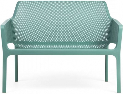 Диван пластиковый Nardi Net Bench стеклопластик ментоловый Фото 1