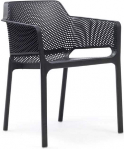 Кресло пластиковое Nardi Net стеклопластик антрацит Фото 1