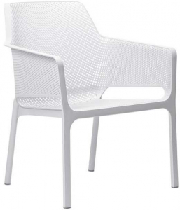 Кресло пластиковое Nardi Net Relax стеклопластик белый Фото 1