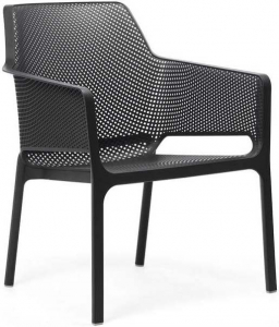 Кресло пластиковое Nardi Net Relax стеклопластик антрацит Фото 1