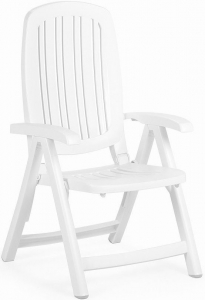 Кресло пластиковое складное Nardi Salina полипропилен белый Фото 1