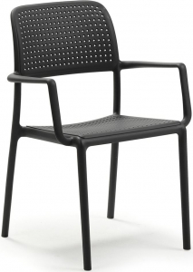 Кресло пластиковое Nardi Bora стеклопластик антрацит Фото 1