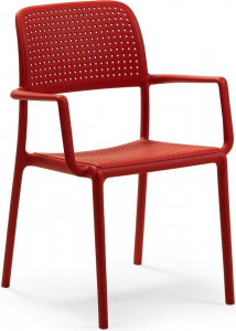 Кресло пластиковое Nardi Bora стеклопластик красный Фото 1
