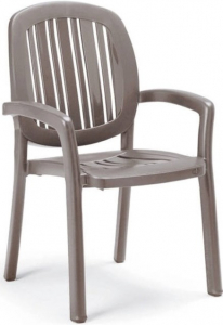 Кресло пластиковое Nardi Ponza полипропилен тортора Фото 1