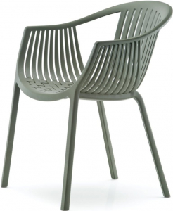 Кресло пластиковое PEDRALI Tatami стеклопластик зеленый Фото 1