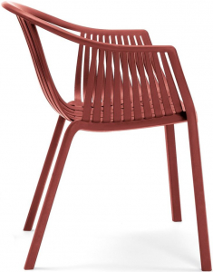 Кресло пластиковое PEDRALI Tatami стеклопластик красный Фото 1
