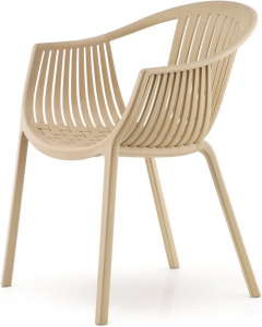 Кресло пластиковое PEDRALI Tatami стеклопластик песочный Фото 1