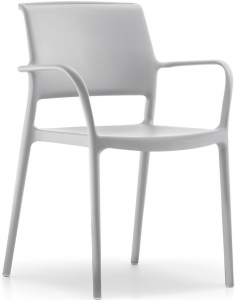 Кресло пластиковое PEDRALI Ara стеклопластик серый Фото 1