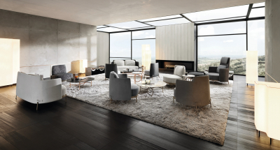 Кресло мягкое Minotti Tape металл, дерево, ткань Фото 5