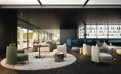 Кресло мягкое Minotti Tape металл, дерево, ткань Фото 6