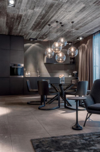 Стул металлический с обивкой Minotti Twombly металл, кожа Фото 7