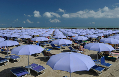Зонт пляжный профессиональный Magnani Klee алюминий, Tempotest Para Фото 17