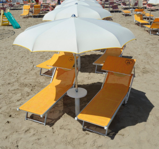 Зонт пляжный профессиональный Magnani Klee алюминий, Tempotest Para Фото 12
