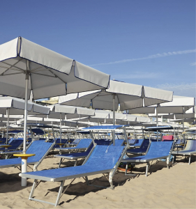 Зонт пляжный профессиональный Magnani Picasso алюминий, Tempotest Para Фото 15