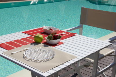Стол обеденный металлический Magnani Aluminium Table алюминий Фото 13