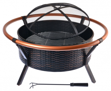 Чаша костровая Wera Fire Pit 102S сталь состаренная медь, медь Фото 5