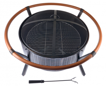 Чаша костровая Wera Fire Pit 102S сталь состаренная медь, медь Фото 4