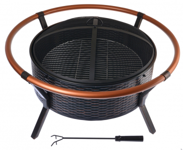 Чаша костровая Wera Fire Pit 102S сталь состаренная медь, медь Фото 3