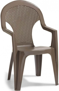 Кресло пластиковое Keter Santana полипропилен капучино Фото 1