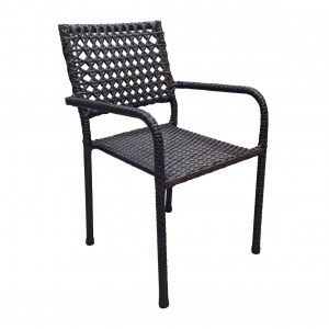 Кресло плетеное Ecodesign Orfey металл, искусственный ротанг темно-коричневый Фото 1