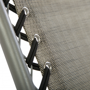 Кресло-шезлонг металлическое складное Ecodesign KPO-2 металл, текстилен серый Фото 4