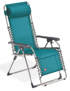 Кресло-шезлонг металлическое складное Fiam Movida алюминий, веревка ПВХ, текстилен Фото 8