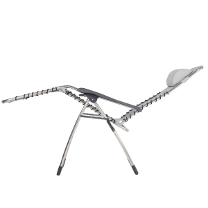 Кресло-шезлонг металлическое складное Fiam Movida алюминий, веревка ПВХ, текстилен Фото 10