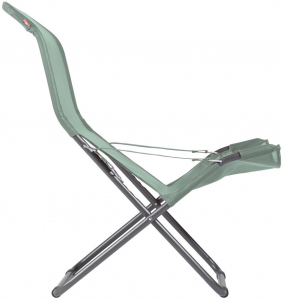 Кресло-шезлонг металлическое складное Fiam Fiesta алюминий, текстилен Фото 2