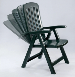 Кресло пластиковое складное Nardi Salina полипропилен тортора Фото 8