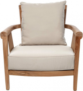 Кресло деревянное с подушками Giardino Di Legno Saint Laurent тик, акрил Фото 1