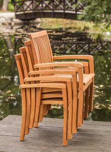 Кресло деревянное ACACIA Verno массив робинии натуральный Фото 5