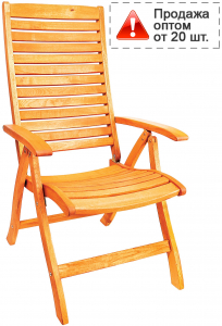 Кресло деревянное складное ACACIA Manhattan массив робинии натуральный Фото 1