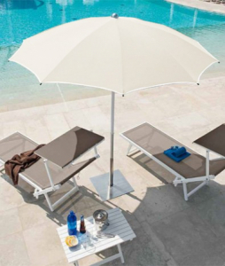 Зонт пляжный профессиональный Magnani Cezanne алюминий, Tempotest Para бежевый Фото 1