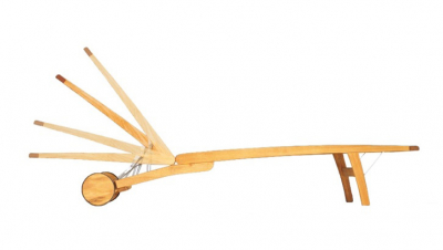 Шезлонг-лежак деревянный ACACIA Classic массив робинии Фото 3