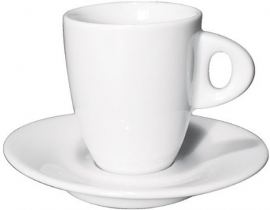 Кофейная пара для двойного эспрессо Ancap Galileo фарфор белый Фото 1