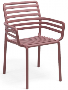 Кресло пластиковое Nardi Doga стеклопластик марсала Фото 1