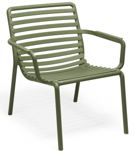 Лаунж-кресло пластиковое Nardi Doga Relax стеклопластик агава Фото 1