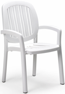 Комплект пластиковой мебели Nardi Toscana 250 Ponza стеклопластик белый Фото 3