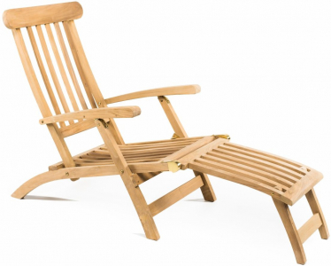 Кресло-шезлонг деревянное RosaDesign Navale тик натуральный Фото 1