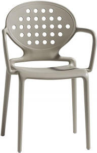 Кресло пластиковое Scab Design Colette стеклопластик тортора Фото 1